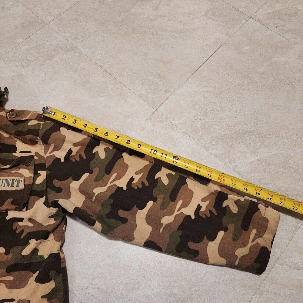 G-Unit Mens S Small Camo Camouflage Military Hip Hop Rap Streetwear Jacket‎